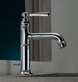 Hansgrohe Axor Montreux Einhebel-Waschbeckenarmatur 100 mit Hebelgriff und Ablauffernbedienung brushed bronze
