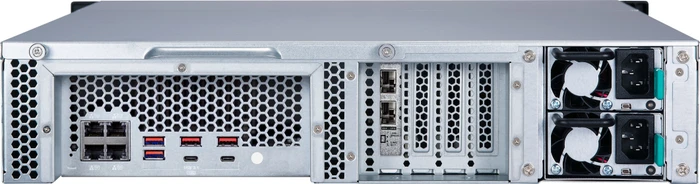 QNAP Turbo Station TS-1283XU-RP-E2124-8G, 8GB RAM ECC, 2x SFP+ 10Gb/s, 4x RJ-45 1000Base-T, 2HE