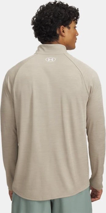 Under Armour Tech Textured Funktionsshirt langarm city khaki/black (Herren)