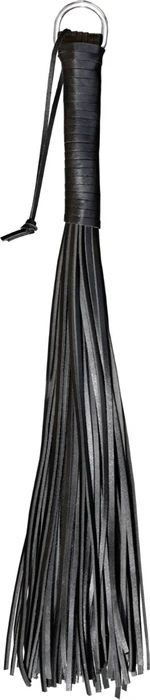 XX-Dreamstoys Peitsche mit 48 Rindslederriemen schwarz