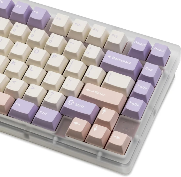 Wobkey Rainy 75 Pro Acrylic Limited Edition, transparent, LEDs RGB, Kailh Cocoa, USB/Bluetooth, US