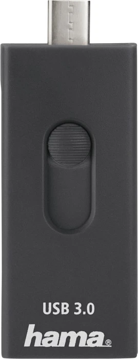 Hama OTG Dual-Slot-Cardreader, USB-C 3.0/USB-A 3.0 [Stecker]