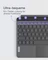 Inateck Bluetooth-Tastatur-Hülle für Surface Go 4/3/2/1, grau, DE Vorschaubild