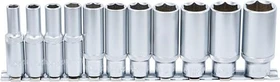 BGS technic Pro Torque Steckschlüsselsatz inkl. Werkzeugbox, 11-tlg.