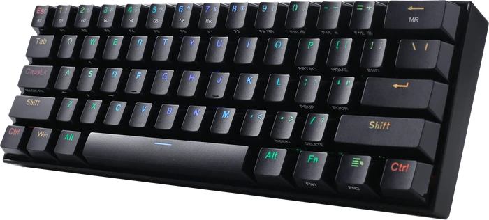 Redragon K530 Pro Draconic, LEDs RGB, hot-swap, schwarz, Gaote Outemu BROWN, USB/Bluetooth, US