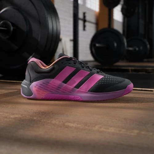 adidas Dropset 4 Power core black/semi lucid fuchsia/lucid tangerine (Damen)