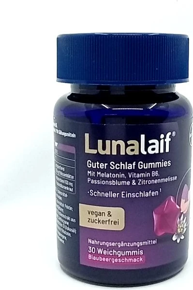 Lunalaif Guter Schlaf Gummies, 30 Stück