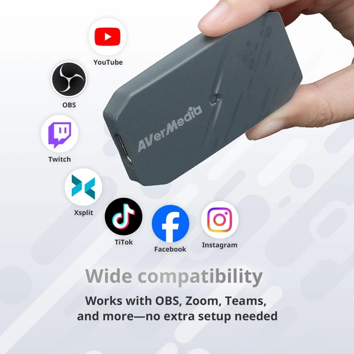 AVerMedia BU113G2 CamStream 4K, weiß