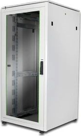 Digitus Professional Unique Serie Serverschrank 32HE, Sicherheitsglastür, IP2X, grau, 800mm tief
