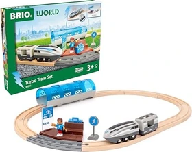 BRIO World Turbo-Zug Set