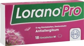 Hexal Lorano Pro 5mg Filmtabletten, 18 Stück