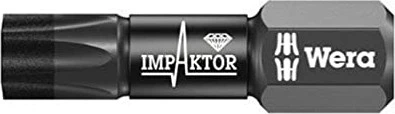 Wera 867/1 IMP DC Impaktor Torx Bit 1/4", T25x25mm, 1 Stück