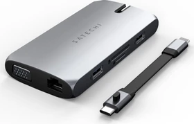 Satechi USB-C On-the-Go Multi-Port Adapter, USB-C 3.0 [Buchse] (ST-UCMBAM)