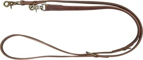 Trixie Rustic Fettleder-Verlängerungsleine, M-L, 2m, Dunkelbraun