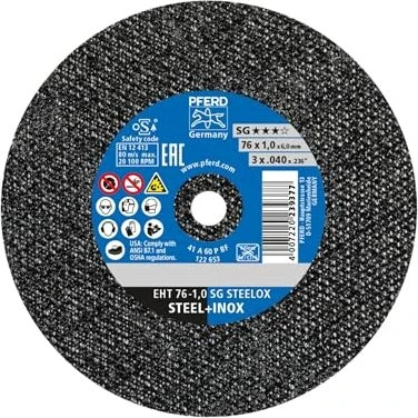 Pferd EHT 76-1.0 SG STEELOX/6.0 Trennscheibe, 76x1x6mm, 50 Stück