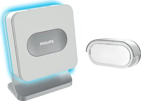Philips 531014 WelcomeBell 300 MP3, Funk-Türklingel und Türgong, Set (DES 7700 DCH)