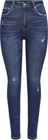 ONLY Skinny High Mila Jeans dark blue denim (Damen)