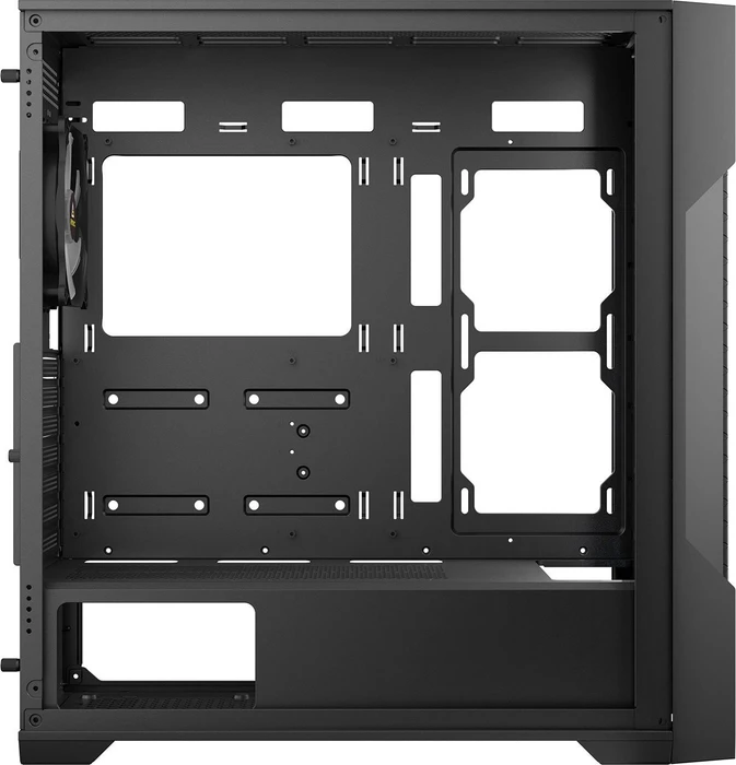 Antec AX90, schwarz, Glasfenster