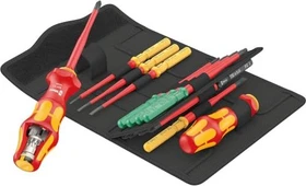 Wera Kraftform Kompakt Turbo i 1 Tool Finder Bitset inkl. Tasche, 16-tlg.