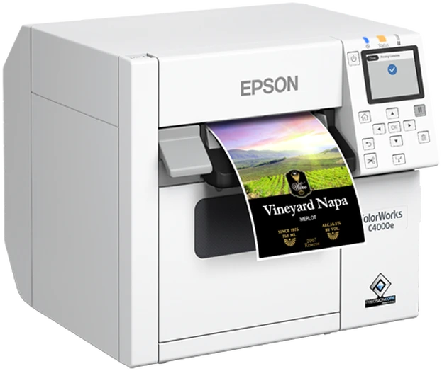 Epson ColorWorks CW-C4000e (bk), Tinte, mehrfarbig