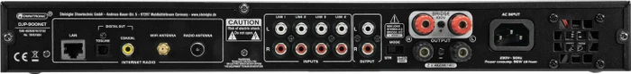 Omnitronic DJP-900NET Class-D Verstärker mit Internetradio