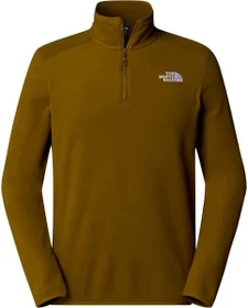 The North Face 100 Glacier Fleece 1/4 Zip Funktionsshirt langarm moss green (Herren)