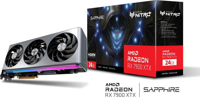 Sapphire Nitro+ Radeon RX 7900 XTX Vapor-X, 24GB GDDR6, 2x HDMI, 2x DP, full retail