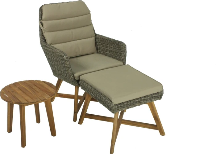 Garden Pleasure Calvia Lounge-Set coffee, 6-tlg.