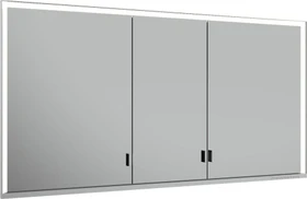 Keuco Royal Lumos Spiegelschrank für Wandeinbau, 3 lange Türen, 140x73.5cm