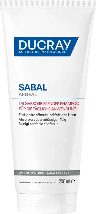 Pierre Fabre Ducray Sabal Argeal Talgabsorbierendes Shampoo, 200ml