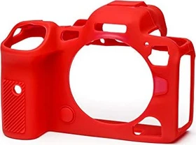 EasyCover Silikonhülle für Canon Eos R5, R6 rot