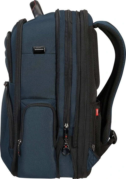 Samsonite Pro-DLX 5 Laptop Backpack 3V expandable 17.3" erweiterbarer Notebook-Rucksack blau