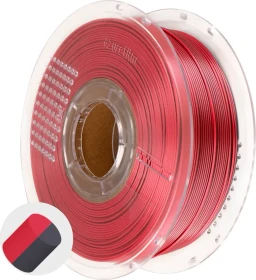 AzureFilm Silk Dual Color PLA, Crimson Steel, Spule, 1.75mm, 1.00kg