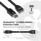 Club 3D DisplayPort 1.4 Verlängerungskabel HBR3 8K60Hz schwarz, 2m Vorschaubild