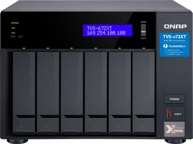 QNAP QuTS hero TVS-672XT-i3-8G, 8GB RAM, 1x RJ-45 10GBase-T, 2x RJ-45 1000Base-T