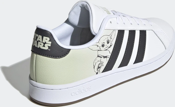 adidas Grand Court cloud white/carbon/halo green