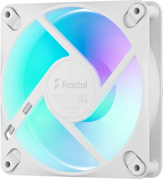 Fractal Design Dynamic 3 RGB White, weiß, 120mm