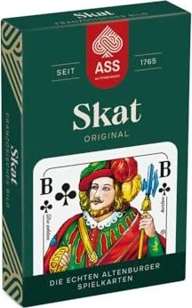 Skat - französisches Bild in Faltschachtel