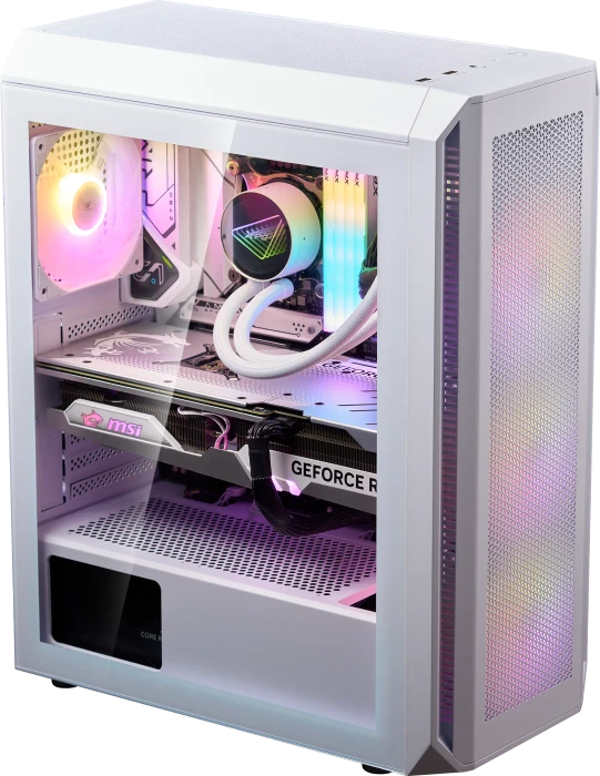 ADATA XPG Valor Air Plus, weiß, Glasfenster