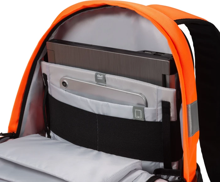 Dicota Hi-Vis 25 Liter, Notebook Rucksack, orange