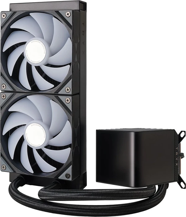 TRYX Panorama ARGB 240 Black, schwarz