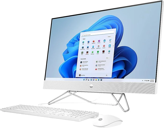 HP All-in-One 24-cb1009ng, Starry White, Core i5-1235U, 8GB RAM, 512GB SSD, GeForce MX450