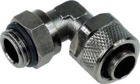 Aquatuning 90° Anschluss, G1/4" auf 13/10mm, schwarz vernickelt