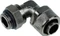 Aquatuning 90° Anschluss, G1/4" auf 13/10mm, schwarz vernickelt Vorschaubild