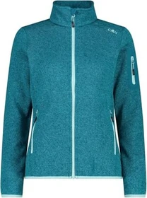 CMP Knit Tech Melange Fleece Jacke teal/acqua (Damen)