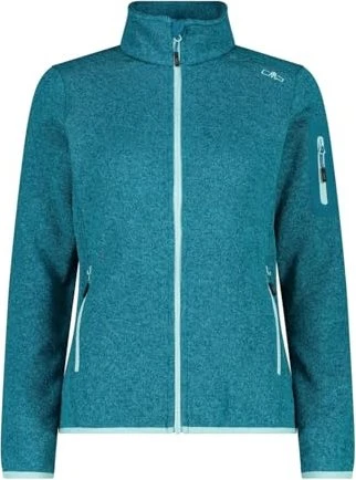 CMP Knit Tech Melange Fleece Jacke teal/acqua (Damen)