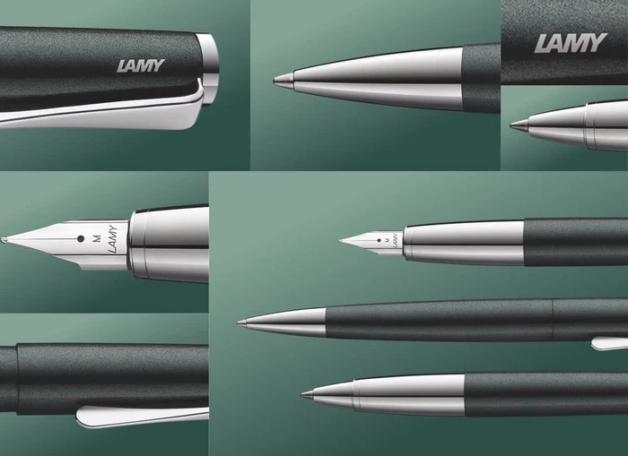 Lamy studio black forest, rechte Hand, extra fein