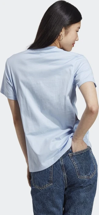adidas Loungewear Essentials Logo T-Shirt kurzarm blue dawn/white (Damen)