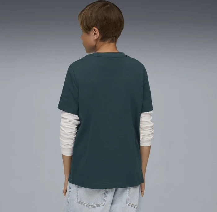 Puma ESS No. 1 Logo T-Shirt kurzarm green terrain (Junior)