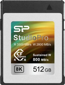Silicon Power StudioPro R3500/W2800 CFexpress 4.0 Type B 512GB